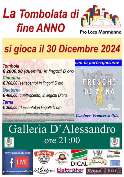 TOMBOLATA DI FINE ANNO