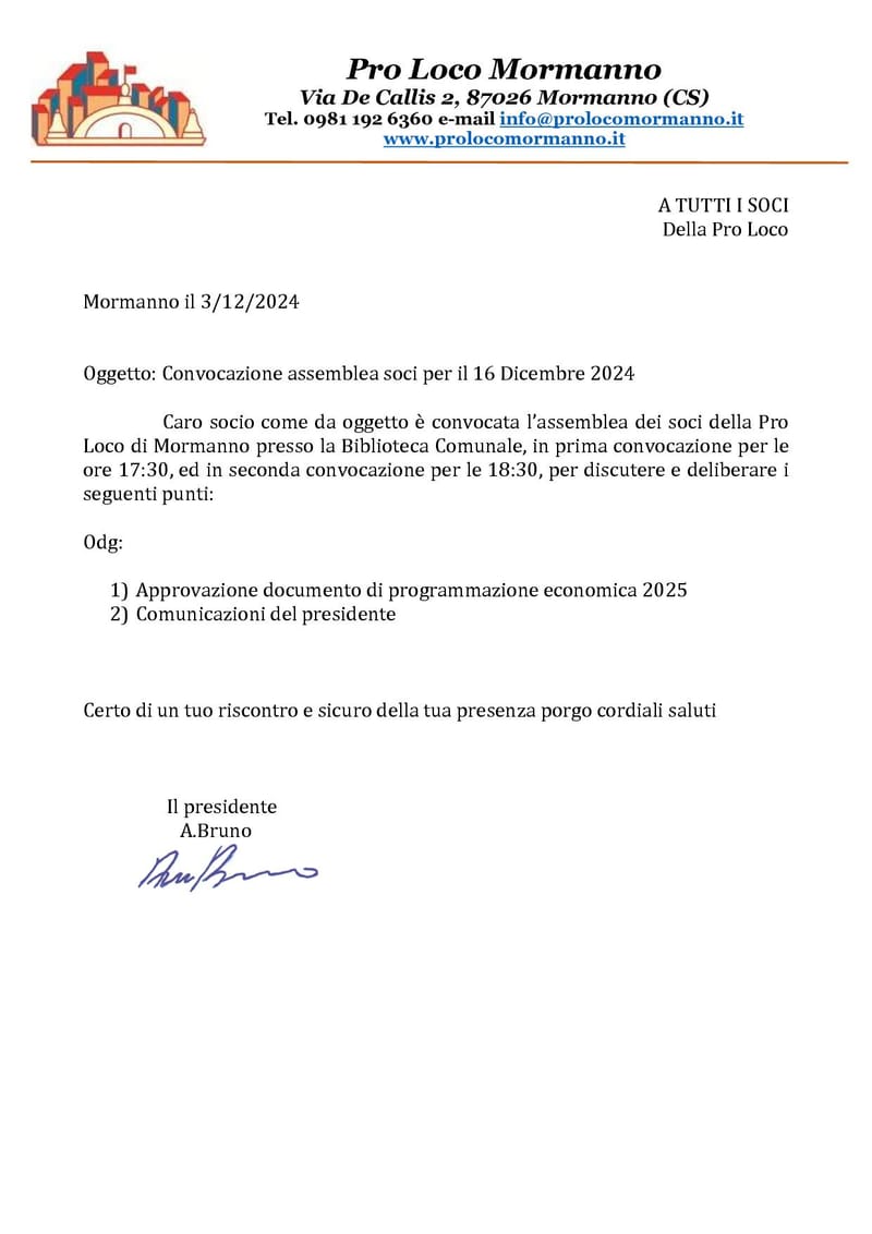 ASSEMBLEA SOCI 16-12-2024