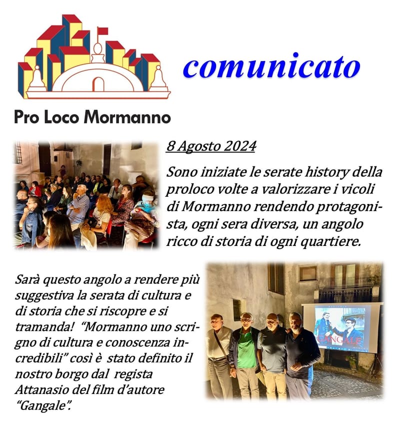 COMUNICATO STAMPA 8 AGOSTO 2024