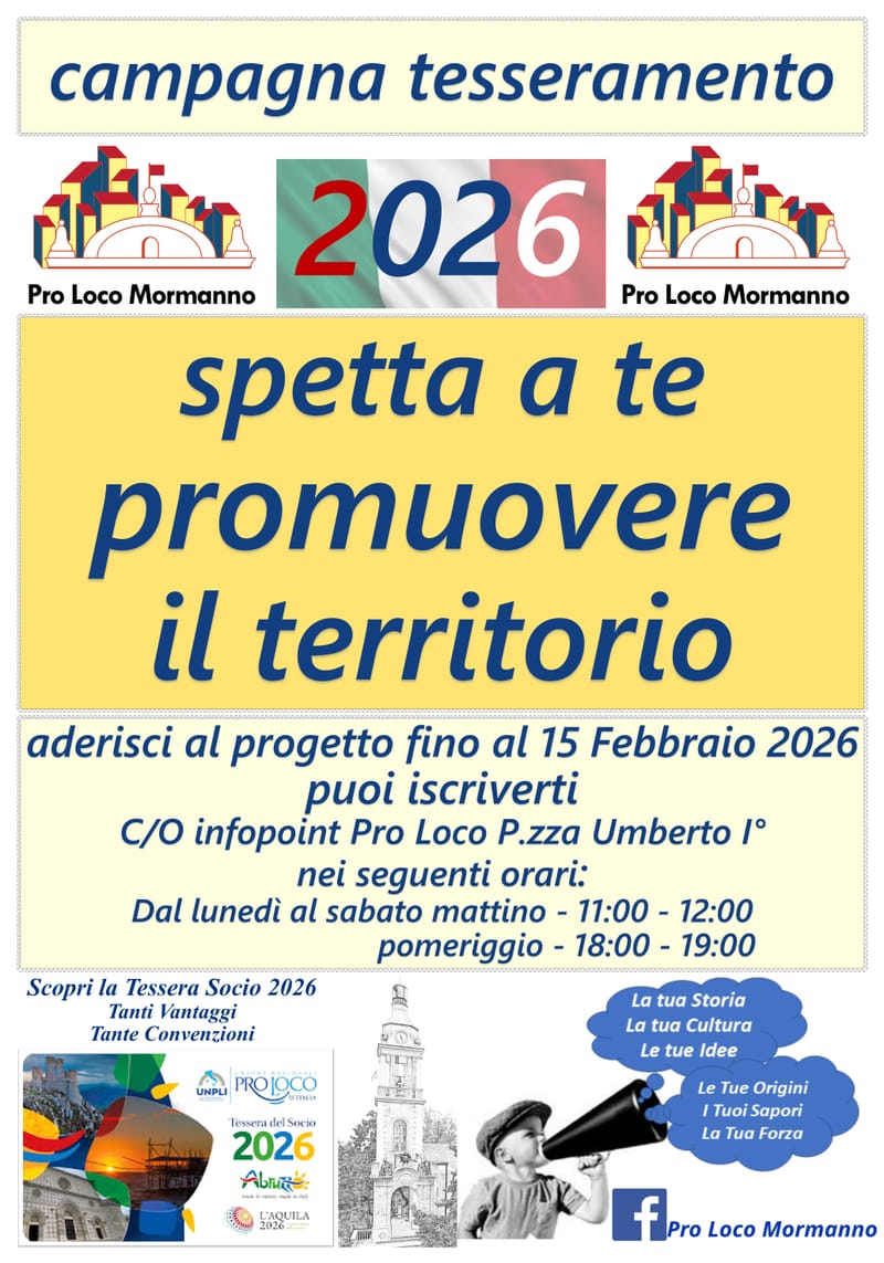 CAMPAGNA TESSERAMENTO 2026