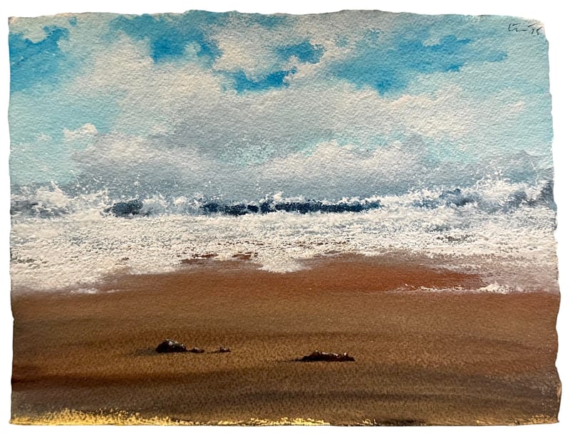 Llegando a la orilla. Cuatro piedras (2025)