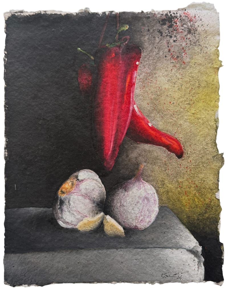 Pimientos y ajos (2024)