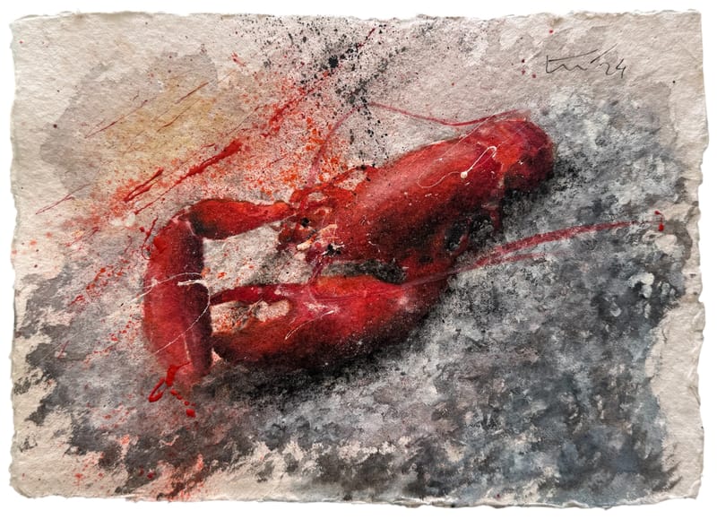 Langosta I en hielo y Langosta II en hielo (2024)