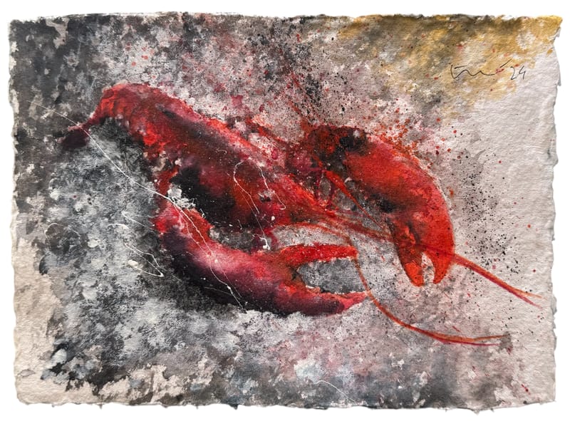 Langosta I en hielo y Langosta II en hielo (2024)