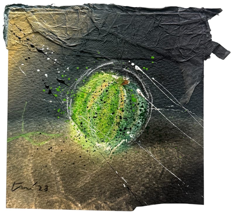 Sandía abierta y Sandía con fondo (2023)