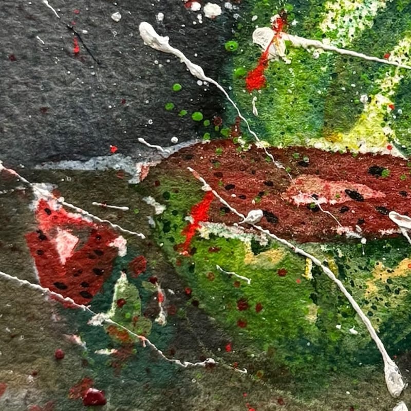 Sandía abierta y Sandía con fondo (2023)