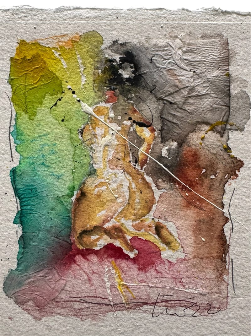 Mujer de rodillas I (2022) 