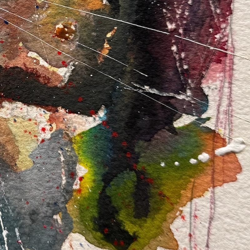 Tocándose (homenaje a Barceló), 2022