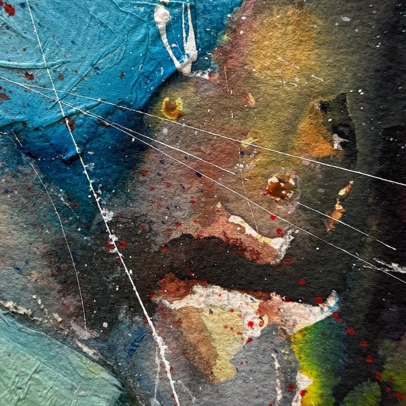 Tocándose (homenaje a Barceló), 2022