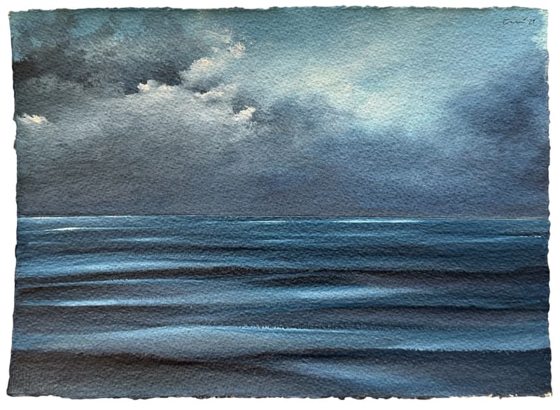 Mar profundo, calma de tarde (2025)