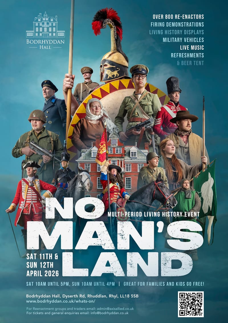 No mans land, bodrhyddan Hall, rhyl