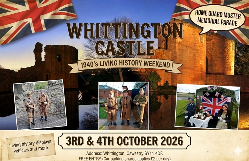 Whittington Castle 1940's