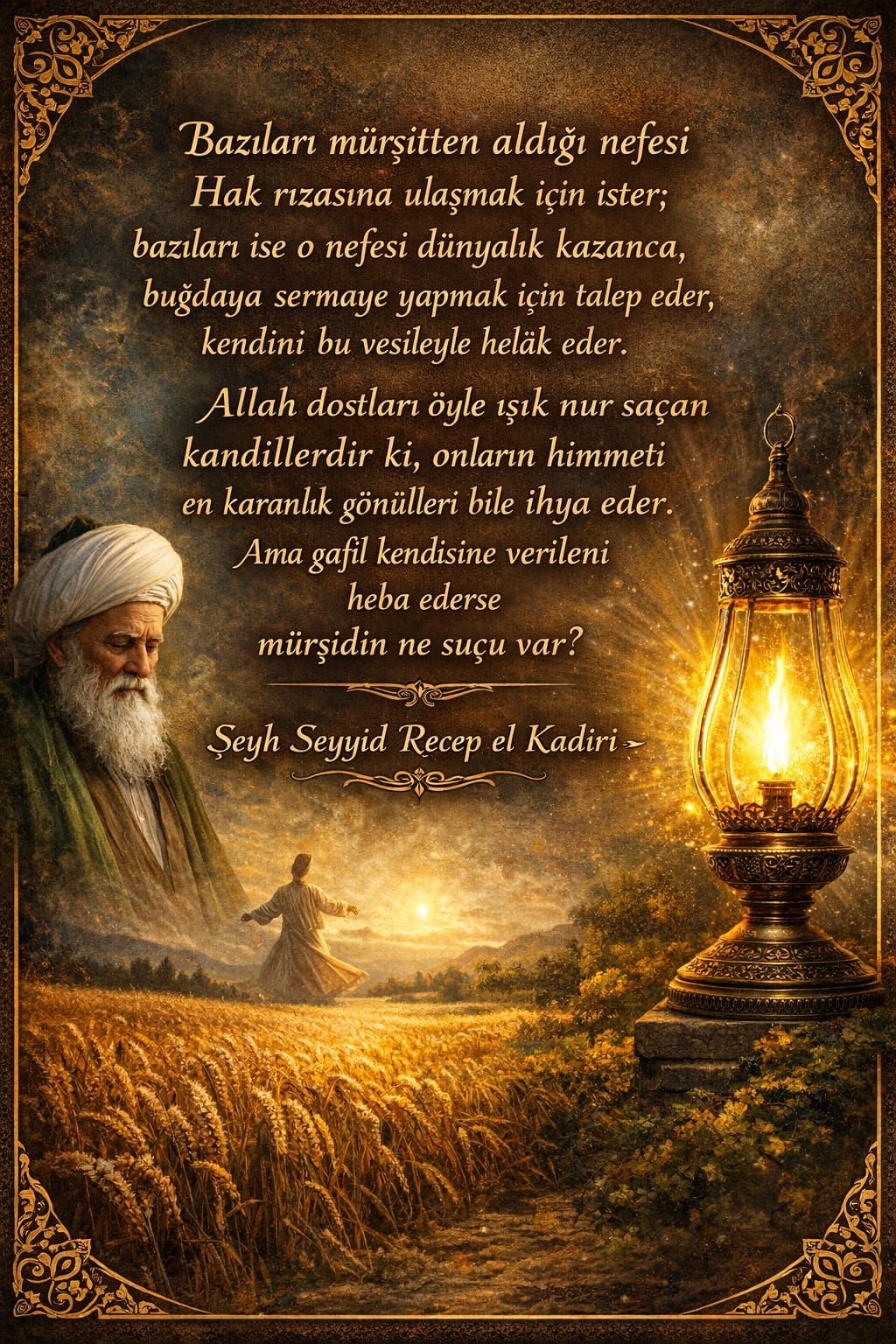 Şeyh Seyyid Recep El Kadiri Özlü Sözler