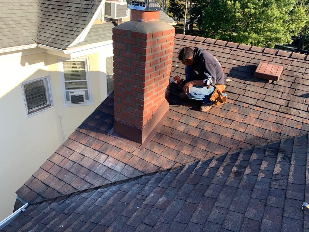 New Chimney and New Chimney Flashing