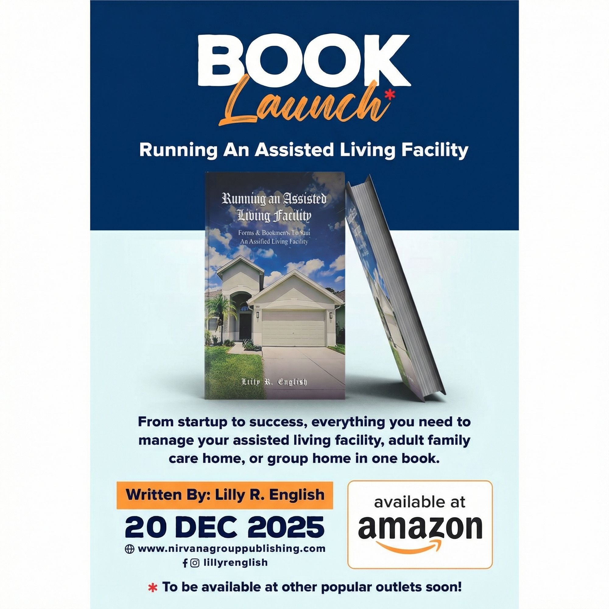 Book Launch Announcement: Running an Assisted Living Facility