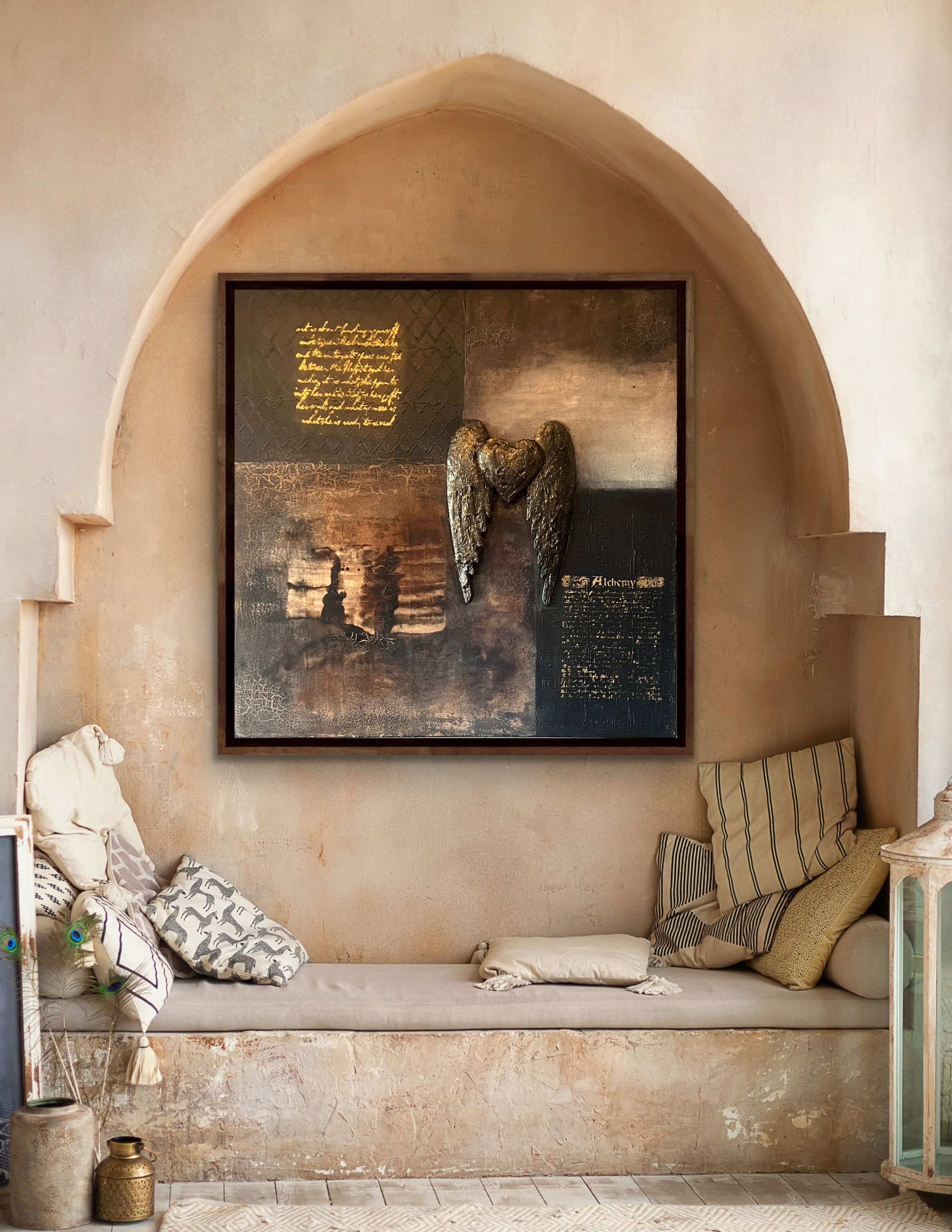 Englevinger 80x80 - solgt