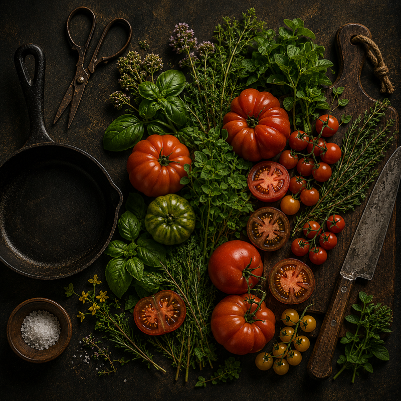 MenüKurs: Tomaten.Reife.Kräuter.