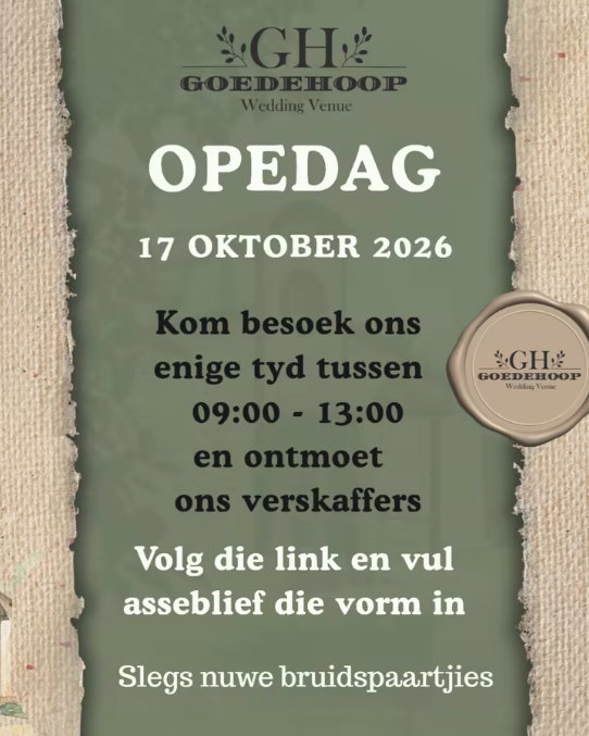 Goedehoop Wedding Venue