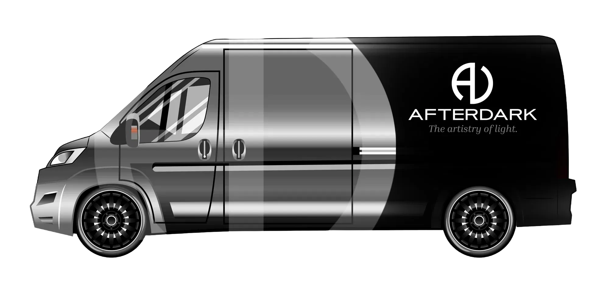 Brand identity, website, tagline development, social creative & fleet graphics.