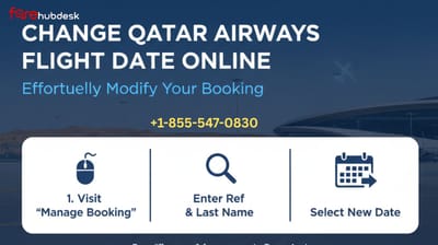 How to Change Qatar Airways Flight Date Online?
