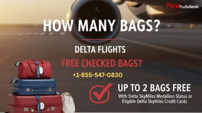 How Many Bags Can You Check for Free on Delta Flights?