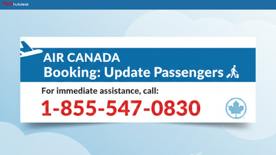 How to Update Passenger Details in Air Canada Manage My Booking?