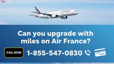 Can You Upgrade With Miles on Air France?