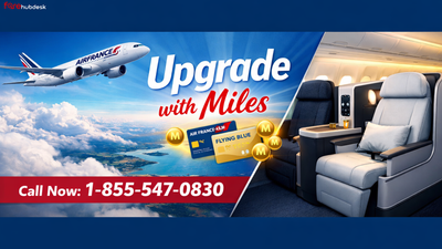 How to Upgrade Using Miles on Air France Flights?