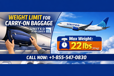 Is there a weight limit for carry-on luggage on United Airlines?