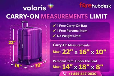 Volaris Carry-On Measurements: Size, Weight Limits & Baggage Rules Guide