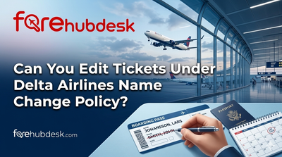 Can You Edit Tickets Under Delta Airlines Name Change Policy?