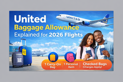United Baggage Allowance Explained for 2026 Flights
