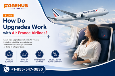 How Do Upgrades Work with Air France Airlines?