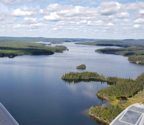 Aerial View from Flight to Northend
