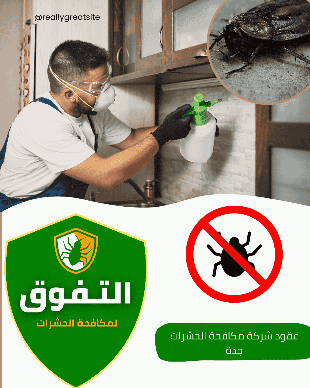 عقود مكافحة الحشرات بجدة مع شركة التفوق
