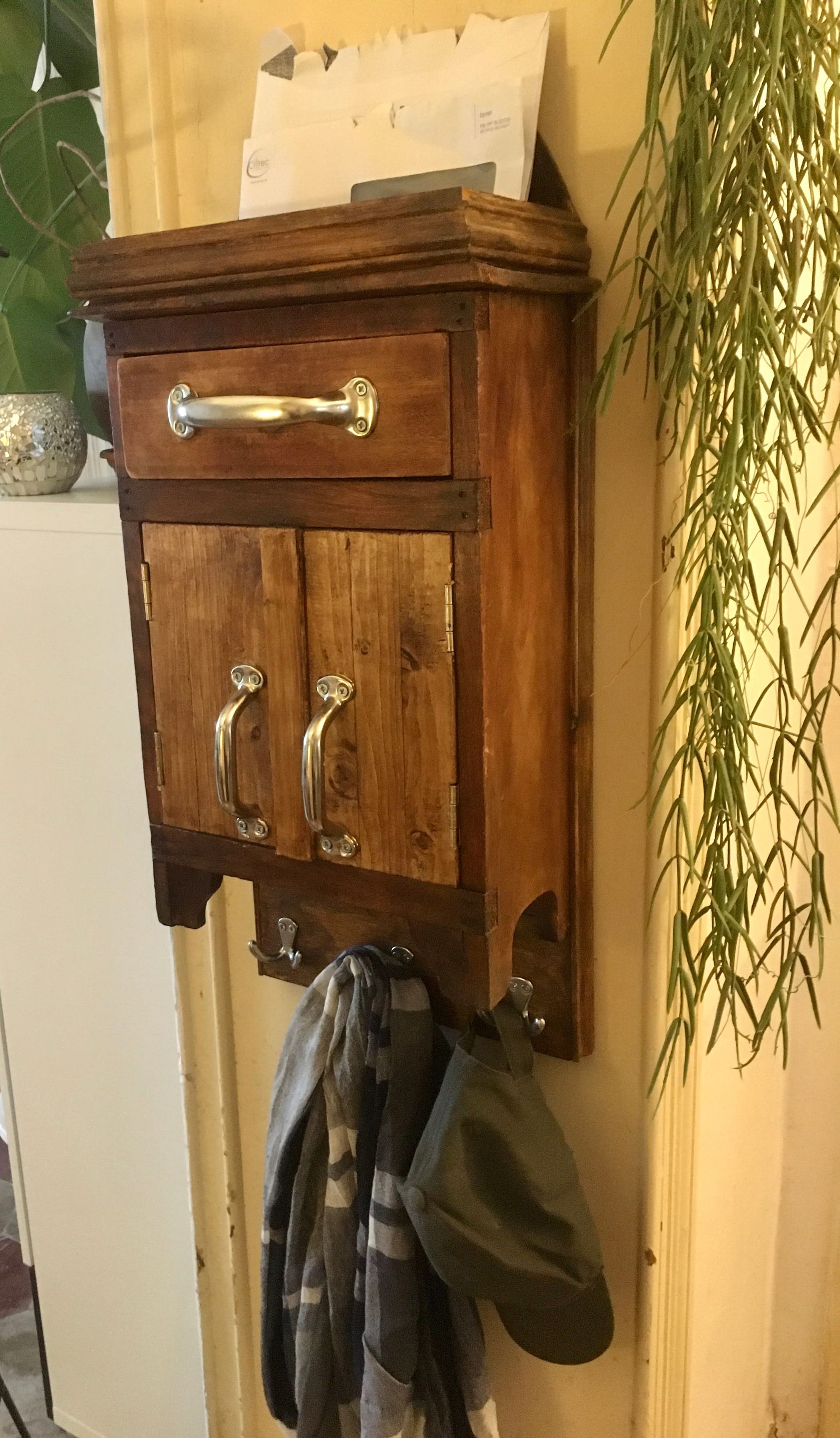 meuble d'entrée pour clef et papier