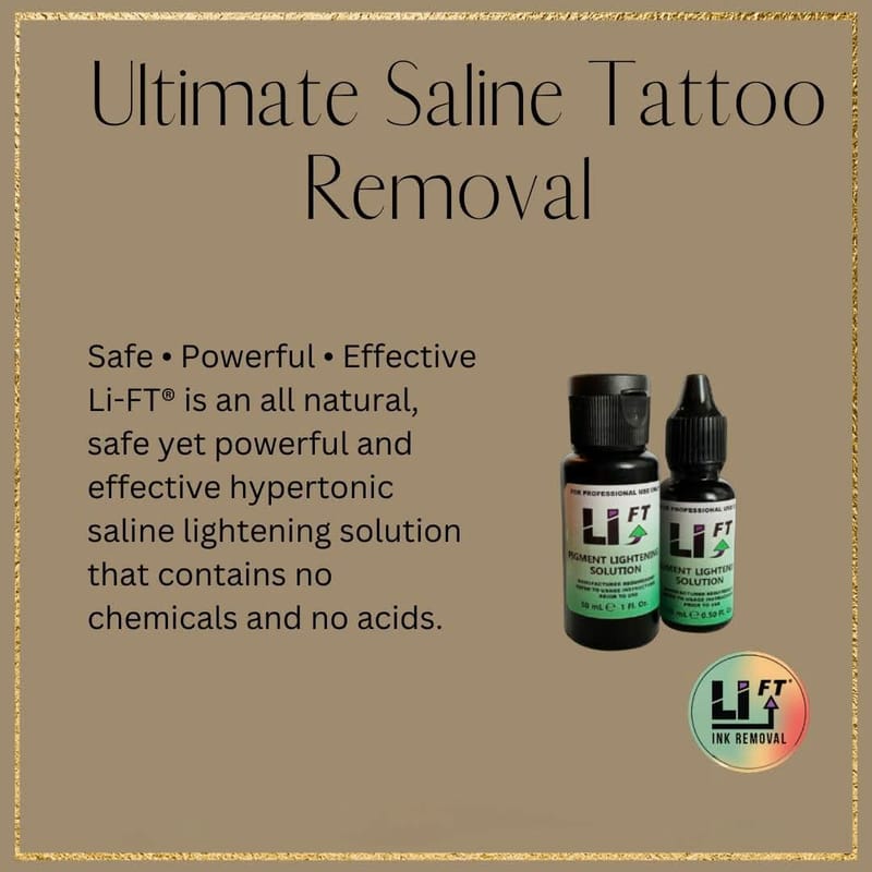 Saline Tattoo Removal