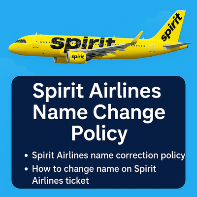 Spirit Airlines Name Change Policy: Rules, Fees, and Simple Steps