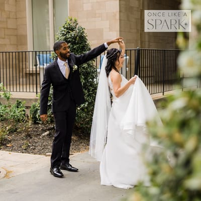 Authentic moments shine through Once Like a Spark Wedding Co
