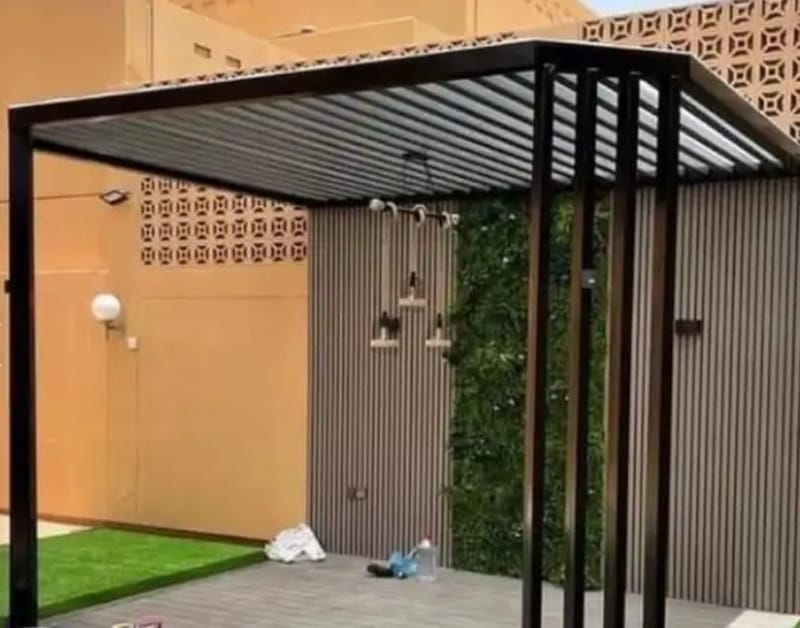 الجلسات الخارجية والأعمال الديكورية