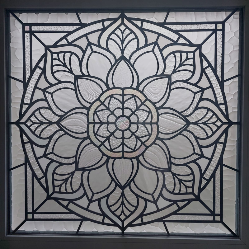 Mandala fürdőszoba ablak belátás gátló