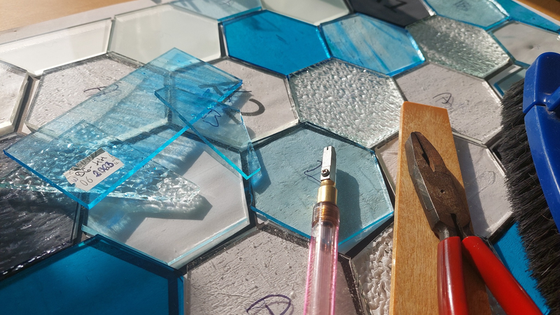 méhsejt mintás fürdőszobai belátásgátló