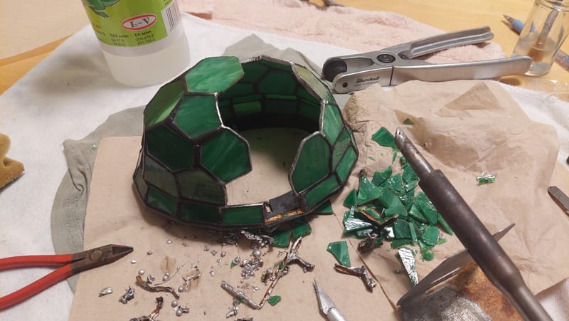 teknős lámpa javítás