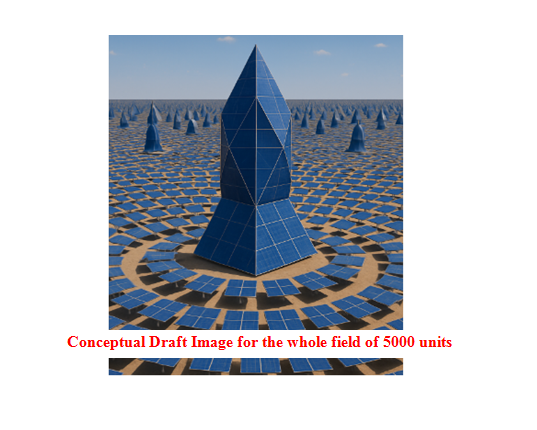 The Theory for Designing a Novel 3D Nanostructured Crystalline Solar Cell / Tower as Vertical Model with Integrated Optical Concentration for Enhanced Photovoltaic Efficiency