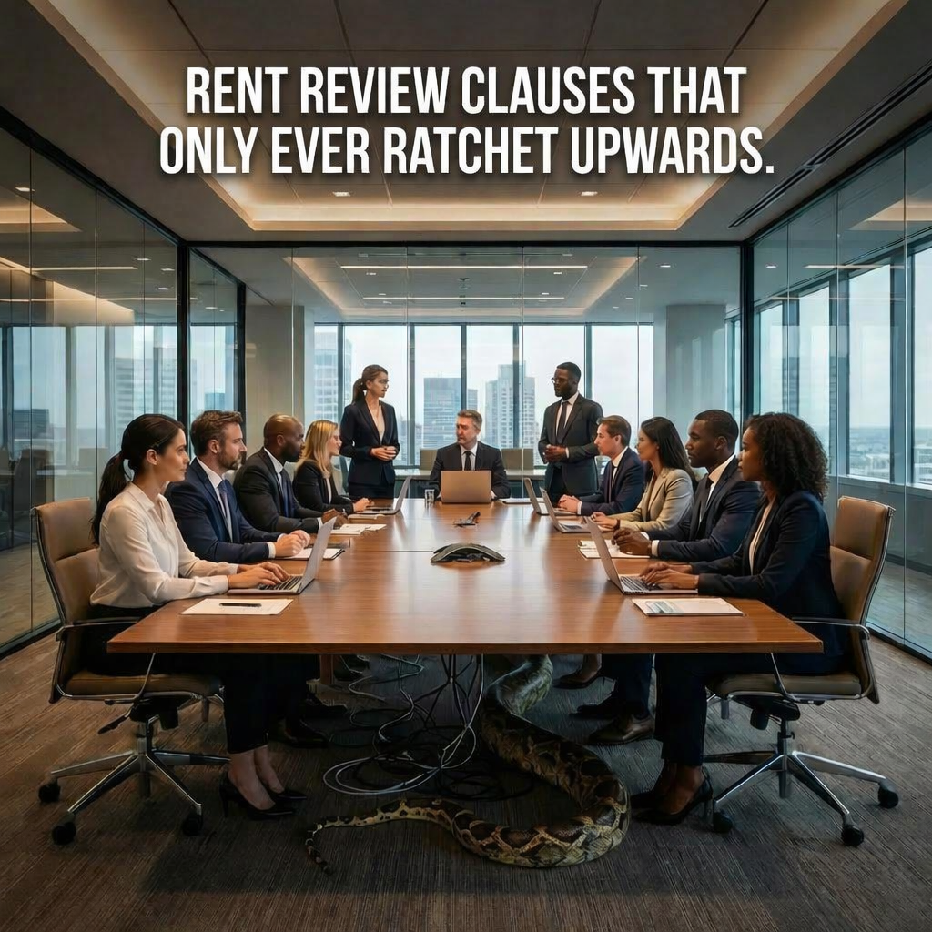 Upward only rent reviews
