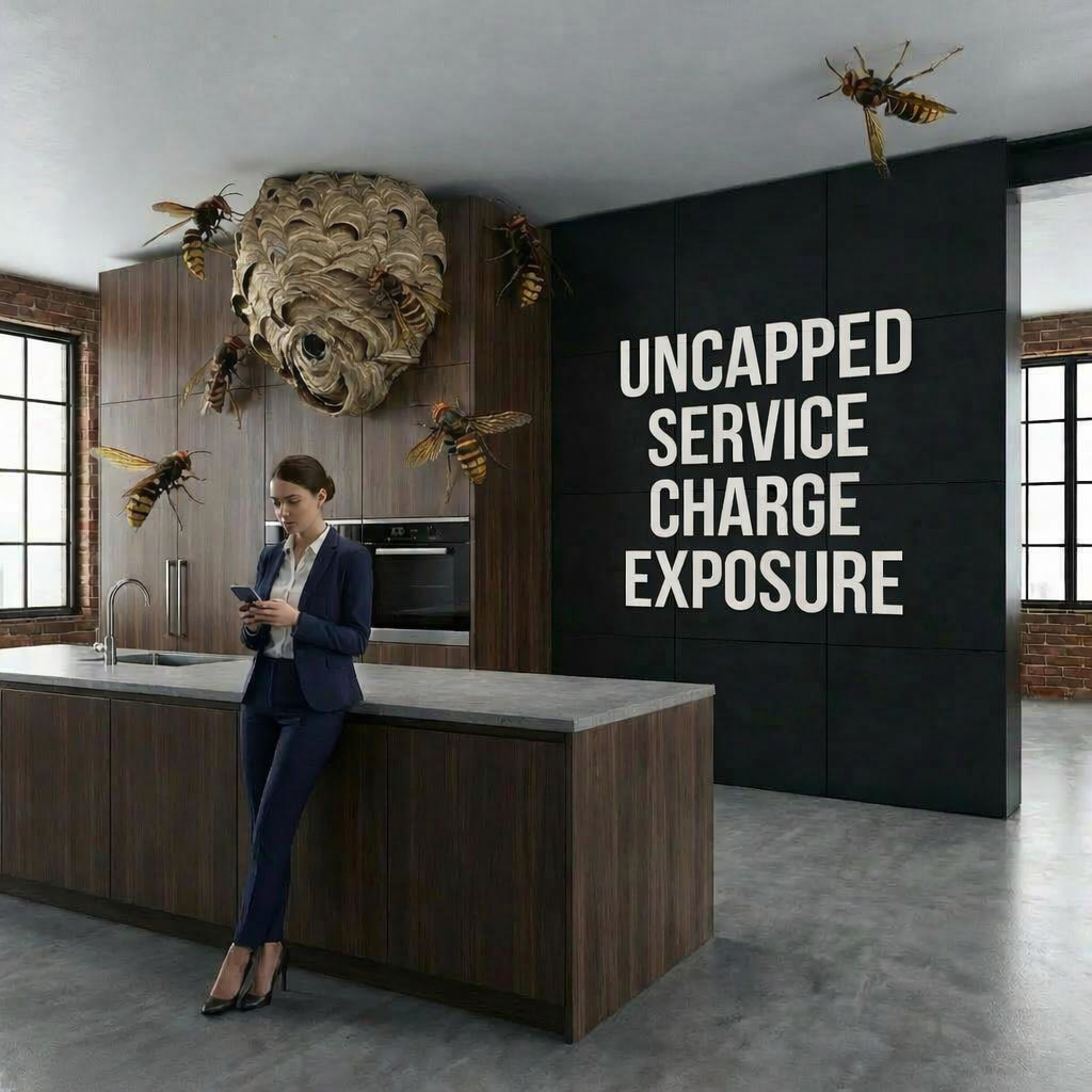 Uncapped service charges