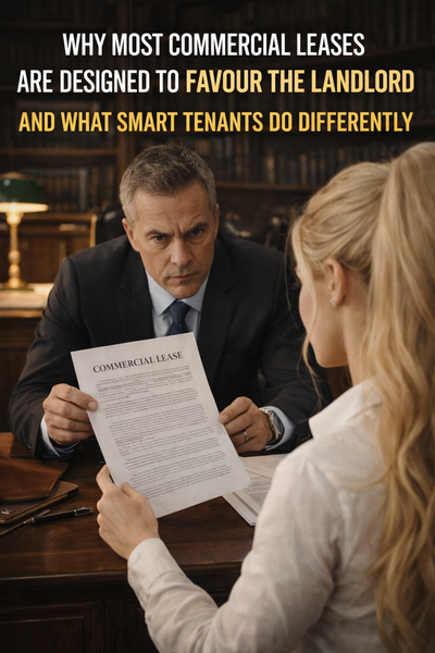 Why Most Commercial Leases Are Designed to Favour the Landlord — And What Smart Tenants Do Differently