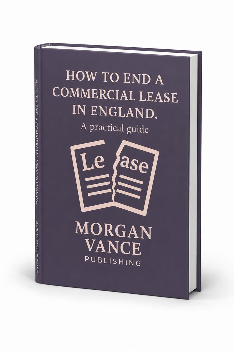 How to End a Commercial Lease in England: A Practical Guide - AVAILABLE NOW ON AMAZON