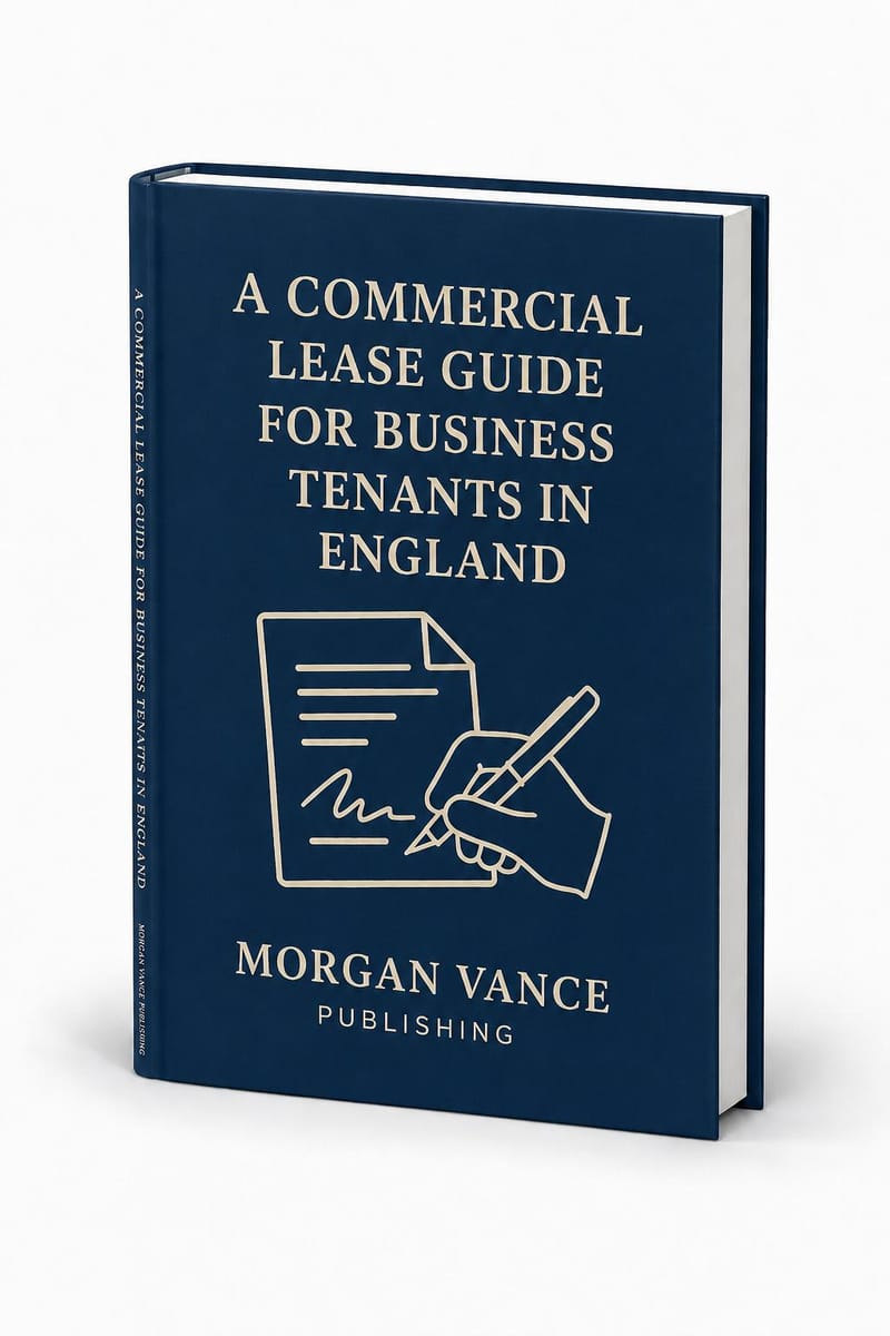 A Commercial Lease Guide for Business Tenants in England - AVAILABLE NOW ON AMAZON