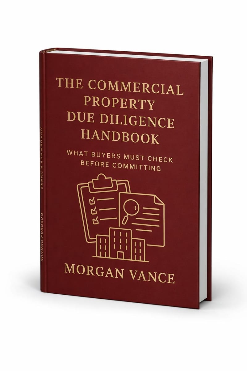 The Commercial Property Due Diligence Handbook: What buyers must check before committing - AVAILABLE NOW ON AMAZON